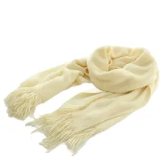 レイビームス Ray Beams マフラー ストール 無地カラー ロング オフホワイト /MI ■OS