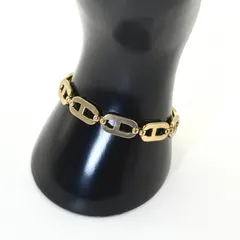 Dior CDロゴ ブレスレット チェーン 喜平 ゴールド クリスチャン ディオール Christian ヴィンテージ
