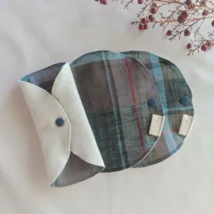 【布ライナー】無添加コットンフランネルとシングルガーゼ 15cm3層仕立て 3枚