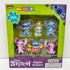 スティッチ フィギュア型消しゴム6体セット ディズニー リロ&スティッチ【新品未開封・海外限定】