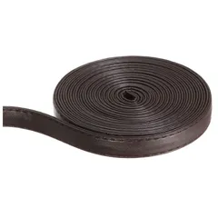 uxcell ブ ラウンレザーストラップレザーストリップショルダーバッグレザーストリング両面3/8インチ（10mm）幅5m長フラットレザーベルトコード衣類ベルト バッグハンドル ハンドクラフト用
