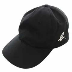 アニエスベー agnes b. キャップ ロゴ刺繍 ベースボールキャップ 野球帽 TU 黒 ブラック /☆G