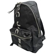 22 MARC JACOBS マークジェイコブス プリント リュック バックパック M0016409 サスペリアロゴ ブラック