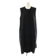 ミズイロインド mizuiro ind フロントフライコクーンジレ ロングベスト ブラック /DF ■OS