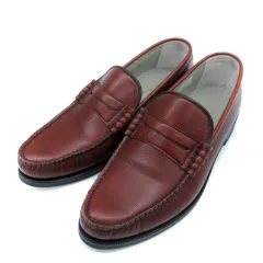 リーガル REGAL worth collection コインローファー レザー 24cm 茶 ブラウン /SM1 ■GY53