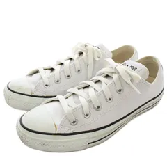 コンバース CONVERSE LEATHER ALL STAR OX 1B905 オールスター スニーカー US6 白 ホワイト /☆G