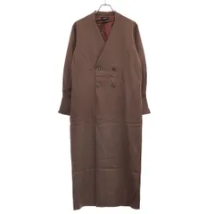 LOEFF ロエフ W GABE W/BRST DRS ダブルノーカラードレスワンピース 1626-699-3572 バーガンディ系 0のサムネイル