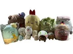 ★ すみっコぐらし ぬいぐるみ 16点 まとめ商品 しろくま とんかつ ねこ とかげ など 雑貨 ストラップ マスコット 等 すみっこ 4.1kg