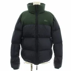 ラコステ LACOSTE ダウンジャケット BF2460 ナイロン バイカラー 36 ネイビー 緑 /☆G ■MUのサムネイル