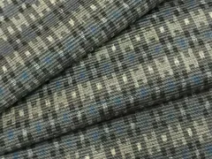 平和屋着物●上質な紬　幾何学文様　正絹　逸品　AABD8578fy