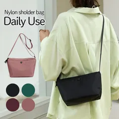 ショルダーバッグ ミニショルダー ポシェット 鞄 バッグ レディース 男女兼用 斜めがけ 斜め掛け 肩掛け 小さめ 軽い 薄型 撥水 ナイロン 多収納 無地 ブラック カジュアル おしゃれ 旅行 トラベル アウトドア スポーツ