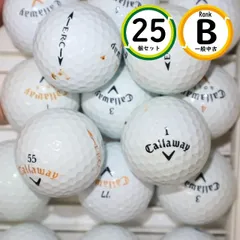 25個 キャロウェイ ERC 混合 Bランク 中古 CALLAWAY ロストボール 送料無料のサムネイル