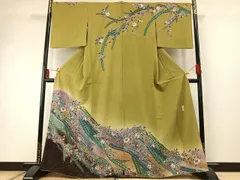 平和屋着物●訪問着　作家物　考美　辻が花　絞り　暈し染め　金彩　正絹　逸品　AABD8716fy