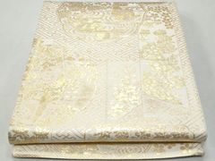 A3042 ○高級 正絹 六通 袋帯 壺 甕 - メルカリ
