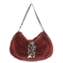 アンテプリマ ANTEPRIMA ワイヤーバッグ ハンドバッグ ビジュー装飾 チェーン 赤 レッド /AN12