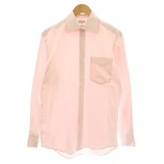 ポールスミス PAUL SMITH LONDON ワイシャツ 長袖 ストライプ柄 コットン M ピンク 673600 /KU