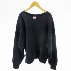 チャンピオン CHAMPION 90s 00s S1050N-031 REVERSE WEAVE リバースウィーブ トレーナー スウェット 胸目無し 紺 ネイビー L ヴィンテージ オールド