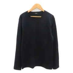 5351プールオム 5351 POUR LES HOMMES カットソー 長袖 Vネック 2 紺 ネイビー /YK41のサムネイル