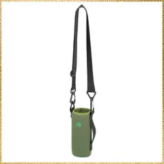 ☆彡送料無料でお届け☆彡Color:オリーブ×グリーン キャプテンスタッグ(CAPTAIN STAG) ペットボトルホルダー ボトルカバー ドリンクホルダー 水筒カバー CS ソフトボトルホルダー 肩掛けショルダーベルト付き 長さ調節可能 カラビナ付き 【ペッ