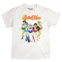 【M】海外限定 日本未発売 アニメ Sailor Moon セーラームーン Tシャツ 5人 ムーン マーキュリー マーズ ジュピター ヴィーナス