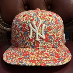 NEW ERA × MLB NEW YORK YANKEES × LIBERTY 花柄 59FIFTY ベースボールキャップ マルチカラー 7-3/8 58.7cm