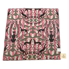 未使用 ヴィヴィアンウエストウッド ハンカチ ガーゼ ハンドタオル ガーゼハンカチ ハート ピンク オーブ レディース メンズ VivienneWestwood ヴィヴィアン