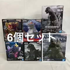 未開封 東宝怪獣シリーズ 鎮座獣 ゴジラ 他 フィギュア 6個セット SFQ016 c101