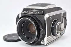 当時もの！ゼンザブロニカ S2 Nikkor-P 75mm F2.8 中古 中古】 ゼンザ ブロニカ S2 ブラック 前期 Nikkor-P 75mm F2.8 セット