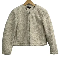 theory(セオリー) ブルゾン サイズS レディース - アイボリー 長袖/ジップアップ/秋/冬