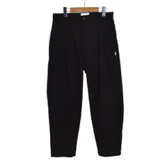 ダブルタップス WTAPS 24AW TRDT1803 TROUSERS CTPL.TWILL トラウザーズ テーパードパンツ スラックス タック 1 黒 ブラック 242WVDT-PTM05のサムネイル