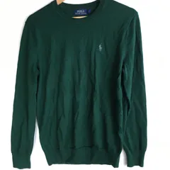 ポロラルフローレン メリノウール クルーネックセーター メンズ S グリーン 2901202511280002