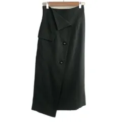 FRAY I.D(フレイアイディー) ロングスカート サイズ0 XS レディース - ダークグリーン マキシ丈/巻きスカート風