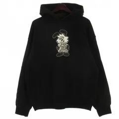 ブラックアイパッチ THE BLACK EYE PATCH × ヴェルディヴィック VERDY Vick スウェット パーカー プリント 刺繍 裏起毛 ブラック XL