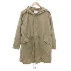 ヒューストン HOUSTON M-51 PARKA ミリタリーコート S ベージュ ライナー付き /IU