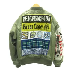 ネイバーフッド NEIGHBORHOOD 25AW MA-1 フライトジャケット 中綿 カーキ カーキ M 252SPNH-JKM02のサムネイル