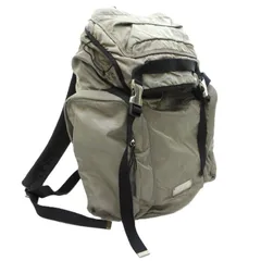 アンダーカバー UNDERCOVER BASIC 2ポケット ナイロンリュック バックパック シルバーロゴプレート カーキ系のサムネイル