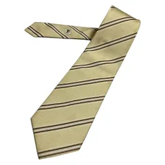 Burberry LONDON(バーバリーロンドン) ネクタイ メンズ ベージュ×ダークブラウン×アイボリー レジメンタル