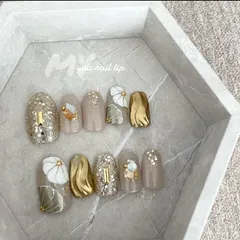 【No.83】現品　成人式　振袖　ミラー　ネイルチップ