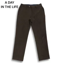 A DAY IN THE LIFE ユナイテッドアローズ 秋冬 ストレッチ コーデュロイ★ テーパード スラックス パンツ Sz.M メンズ