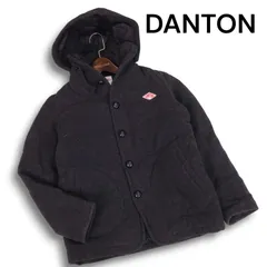 DANTON × BEAMS ダントン × ビームス別注★ 秋冬 ウール モッサ ダウン ジャケット Sz.34 レディース グレー