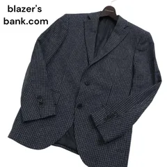 blazer's bank.com スーツカンパニー 英国 MOON生地★ 秋冬 ウール ツイード チェック ジャケット Sz.165cm-6Drop　メンズ