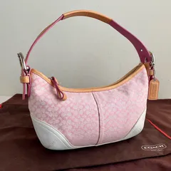 Vintage Coach y2k Mini Soho Shoulder Bag Baby Pink Small Signature