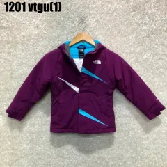 THE NORTH FACE ザノースフェイス キッズ 子供用 PURPLE パープル ウィンドブレーカー アウター