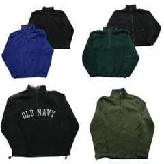 古着卸 まとめ売り ブランドMIX フリース 6枚セット (メンズ S ) GAPノーティカ オールドネイビー チャップス 中古 古着 NC8266