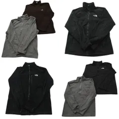 古着卸 まとめ売り ノースフェイス フリース 6枚セット (メンズ M ) ハーフジップ ワンポイント スタンドカラー 中古 古着 NC8419