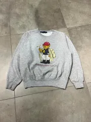 90s ポロ ラルフローレン ベア スウェット