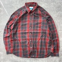 Columbia コロンビア 長袖シャツ チェック柄 綿 コットン XXLサイズ 古着