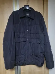 (100) ZARA ザラ ブラック ダウン ジャケット