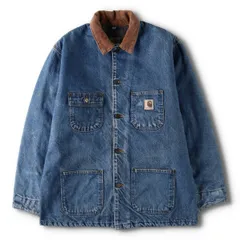 古着 カーハート Carhartt ミシガンチョアコート デニムカバーオール メンズL相当/evb031878