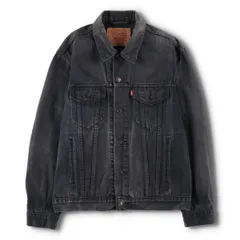 古着 90年代 リーバイス Levi's 70503-0285 ユーロモデル ブラック デニムジャケット Gジャン メンズM相当 ヴィンテージ/evb032244